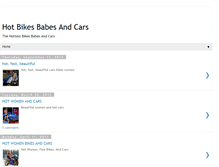 Tablet Screenshot of hotbikesbabesandcars.blogspot.com