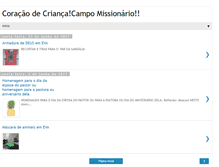 Tablet Screenshot of coracaodecriancacampomissionario.blogspot.com