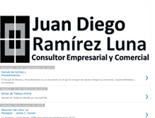 Tablet Screenshot of consultorempresarialycomercial.blogspot.com