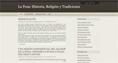 Desktop Screenshot of lapezasanta.blogspot.com