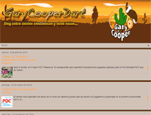 Tablet Screenshot of garycooperdart.blogspot.com