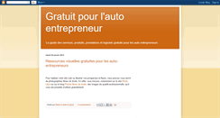 Desktop Screenshot of gratuit-pour-auto-entrepreneur.blogspot.com