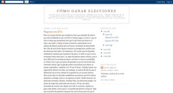 Desktop Screenshot of ganarelecciones.blogspot.com