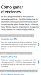 Mobile Screenshot of ganarelecciones.blogspot.com