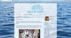Desktop Screenshot of aguadecoral.blogspot.com