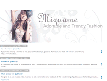 Tablet Screenshot of mizuameblog.blogspot.com