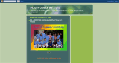 Desktop Screenshot of healthcareerinstitute.blogspot.com