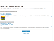 Tablet Screenshot of healthcareerinstitute.blogspot.com