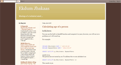 Desktop Screenshot of ekdumjhakaas.blogspot.com