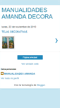 Mobile Screenshot of manualidadesamandadecora.blogspot.com