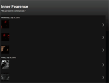 Tablet Screenshot of innerfearence.blogspot.com