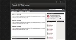 Desktop Screenshot of needsofthemany.blogspot.com