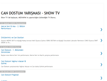 Tablet Screenshot of candostumyarismasi-showtv.blogspot.com