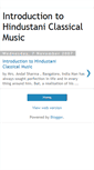 Mobile Screenshot of introhindustaniclassical.blogspot.com