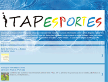 Tablet Screenshot of itapesportes.blogspot.com