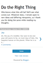 Mobile Screenshot of do-the-right-thing.blogspot.com