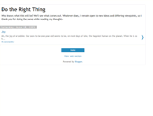 Tablet Screenshot of do-the-right-thing.blogspot.com