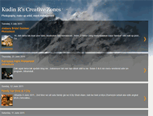 Tablet Screenshot of kudinrcreativezones.blogspot.com