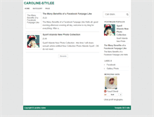 Tablet Screenshot of caroline-stylee.blogspot.com