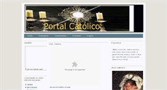 Desktop Screenshot of portalcatolicorj.blogspot.com