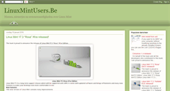Desktop Screenshot of linuxmintbe.blogspot.com