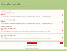 Tablet Screenshot of linuxmintbe.blogspot.com
