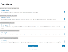 Tablet Screenshot of fwenz4eva-and-eva.blogspot.com