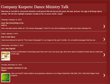 Tablet Screenshot of companykeepers.blogspot.com