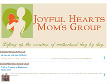 Tablet Screenshot of joyfulheartsmomsgroup.blogspot.com