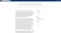Desktop Screenshot of irodabutor-es-irodaszek.blogspot.com