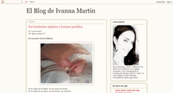 Desktop Screenshot of ivannamartin.blogspot.com