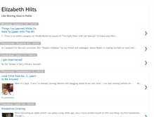 Tablet Screenshot of elizabethhilts.blogspot.com