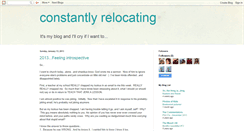 Desktop Screenshot of constantlyrelocating.blogspot.com