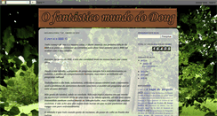 Desktop Screenshot of ofantasticomundododoug.blogspot.com