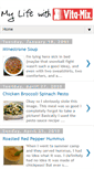 Mobile Screenshot of mylifewithvitamix.blogspot.com
