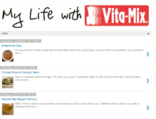 Tablet Screenshot of mylifewithvitamix.blogspot.com