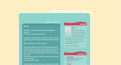 Desktop Screenshot of flamingoscantfly.blogspot.com