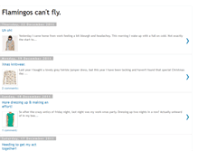 Tablet Screenshot of flamingoscantfly.blogspot.com