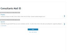 Tablet Screenshot of consultants-deepak.blogspot.com