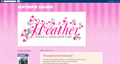 Desktop Screenshot of galaxyheather.blogspot.com