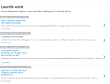 Tablet Screenshot of laurelsword.blogspot.com