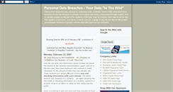 Desktop Screenshot of databreaches.blogspot.com