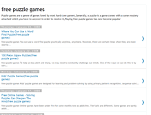Tablet Screenshot of free-puzzle-games.blogspot.com