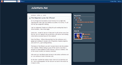 Desktop Screenshot of juliewatts-dot-net.blogspot.com