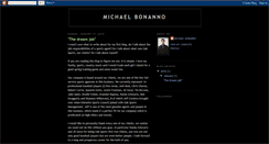 Desktop Screenshot of michaelbonanno.blogspot.com