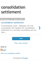 Mobile Screenshot of consolidation-9settlement.blogspot.com