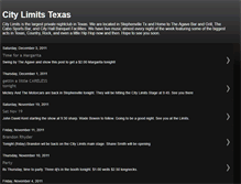 Tablet Screenshot of citylimitstexas.blogspot.com