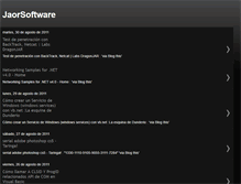 Tablet Screenshot of jaor-software.blogspot.com