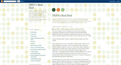 Desktop Screenshot of neparealdeal.blogspot.com