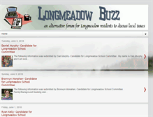 Tablet Screenshot of longmeadowbuzz.blogspot.com